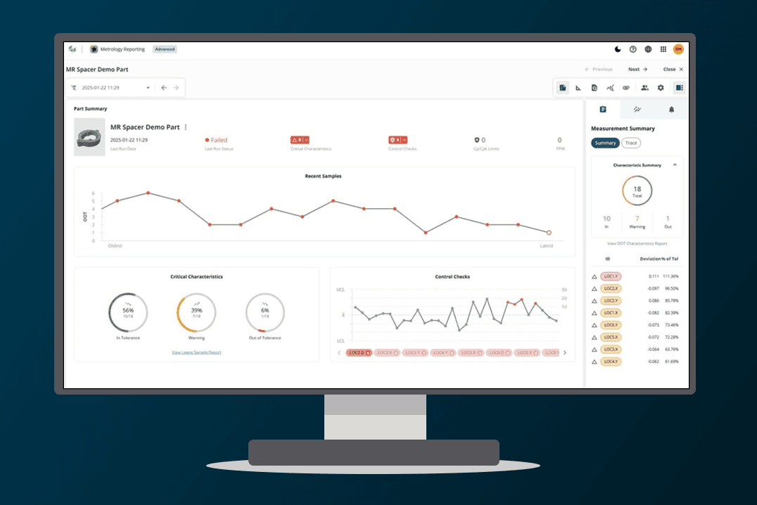 Modern & simple reporting format keeps the focus on what's important