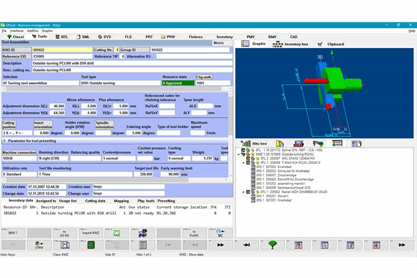 Centralized 3D Tool and Equipment Management
